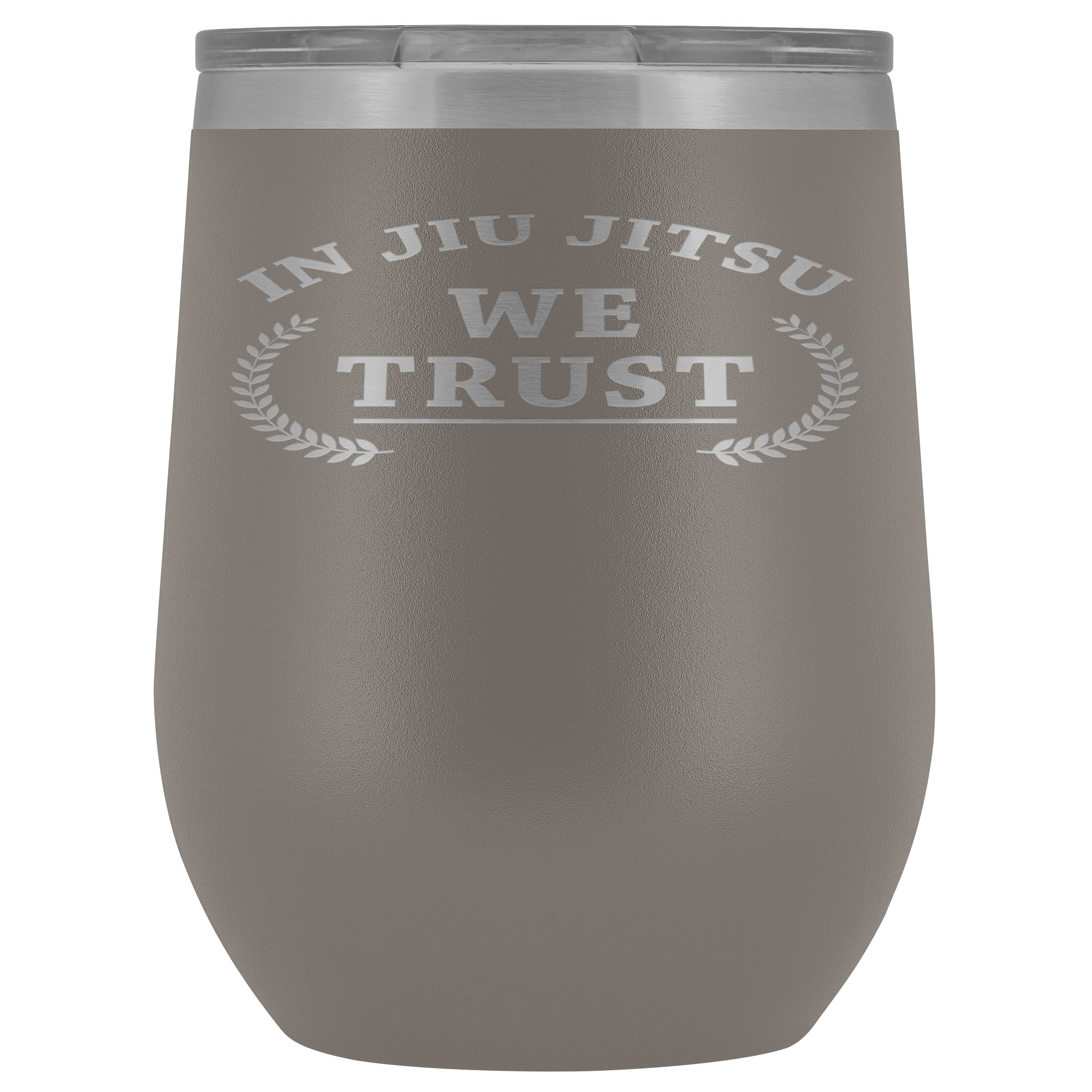 BJJ Gift, In jiu jitsu we trust, 12oz Tumbler, Travel mug, Coffee Tumbler, Tea Tumbler
