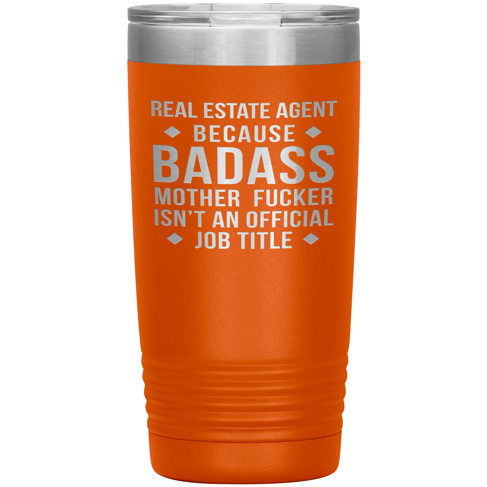 Real Estate Agent Gift, Real Estate Agent badass, 20oz Vacuum Tumbler, Travel mug, Coffee Tumbler, Present for Real Estate Agent Colleague