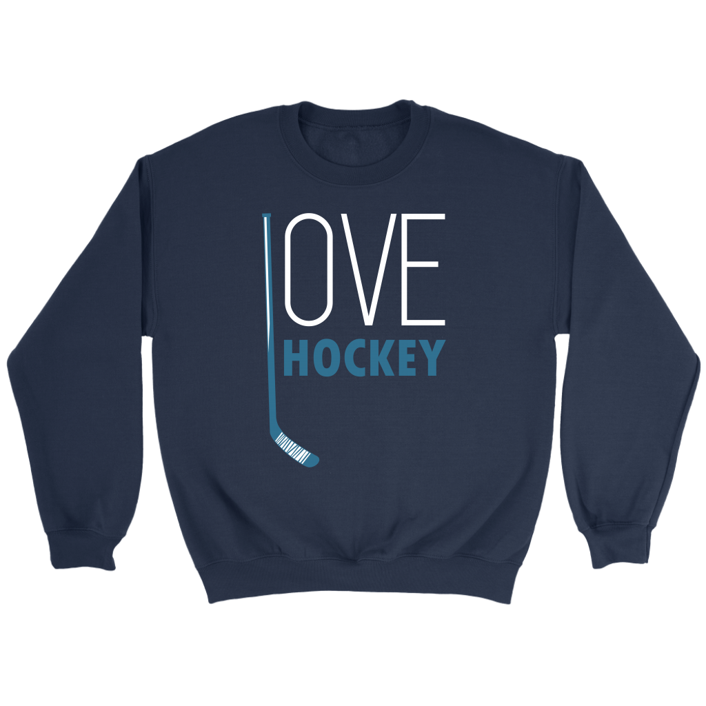 Hockey Love Hockey Gift, Unisex Longsleeve, Hoodie, Crewneck long sleeve, Sweatshirt, Jersey