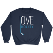 Hockey Love Hockey Gift, Unisex Longsleeve, Hoodie, Crewneck long sleeve, Sweatshirt, Jersey
