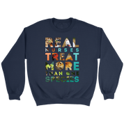 Vet Nurse Real nurses treat more than one species Gift, Unisex Longsleeve, Hoodie, Crewneck long sleeve, Sweatshirt, Jersey
