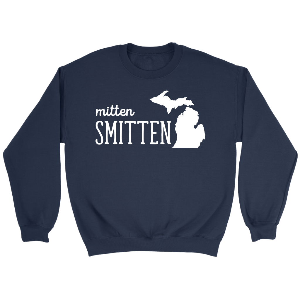 Michigan Mitten smitten Gift, Unisex Longsleeve, Hoodie, Crewneck long sleeve, Sweatshirt, Jersey