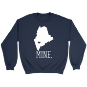Maine Mine. Gift, Unisex Longsleeve, Hoodie, Crewneck long sleeve, Sweatshirt, Jersey