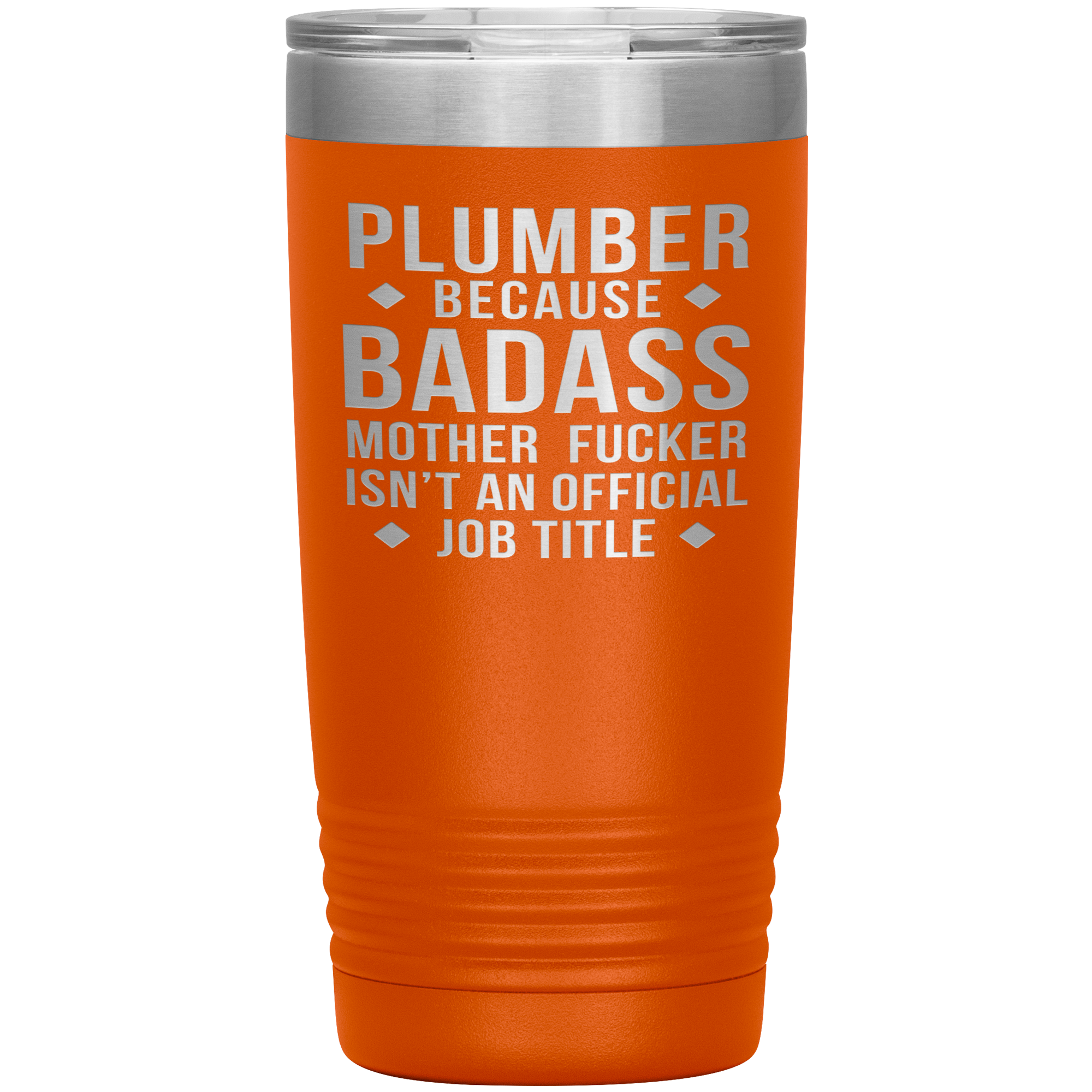 Personalizable Plumber Gift, Plumber badass, 20oz Tumbler, Travel mug, Coffee Tumbler, Present for Plumber Colleague