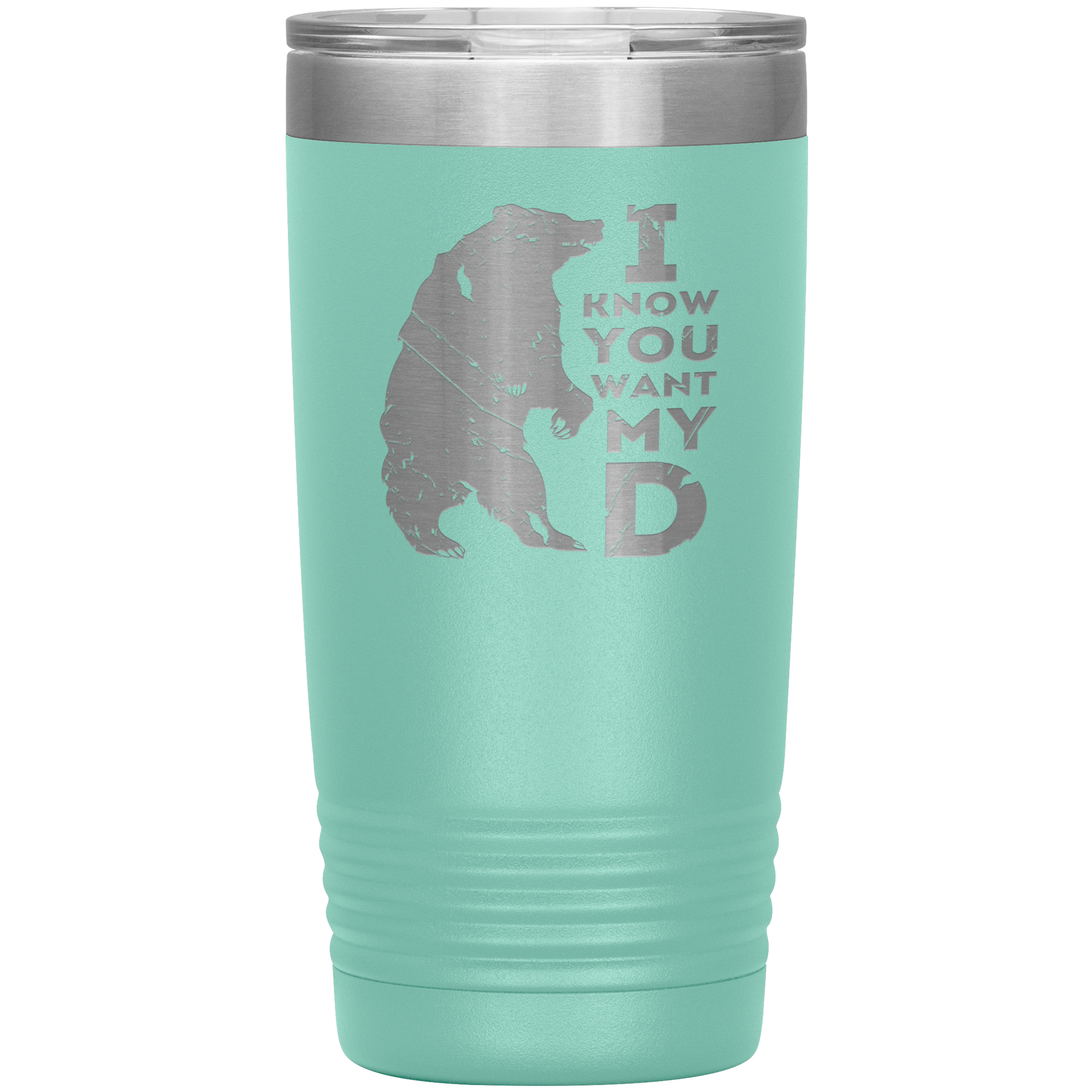 Beard Gift, I know you want my bearD, 20oz Tumbler, Travel mug, Coffee Tumbler, Tea Tumbler