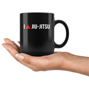 Mug Brazilian Jiu Jitsu BJJ - I triangle Jiu-Jitsu mug - BJJ Coffee Cup BJJ Coffee Mug (11oz) Black