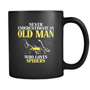 Never underestimate an old man who loves spiders