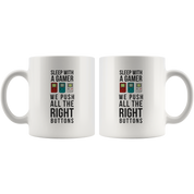 Sleep with gamer we push the right buttons