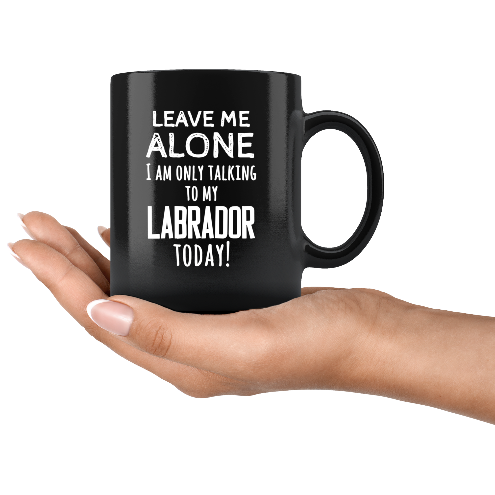 Leave me alone I want to talk with my Labrador
