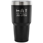 Sleep, breath eat, jiu jitsu Tumbler 30oz