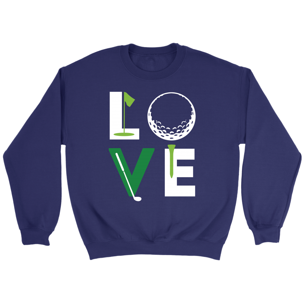 Golf Love Gift, Unisex Longsleeve, Hoodie, Crewneck long sleeve, Sweatshirt, Jersey
