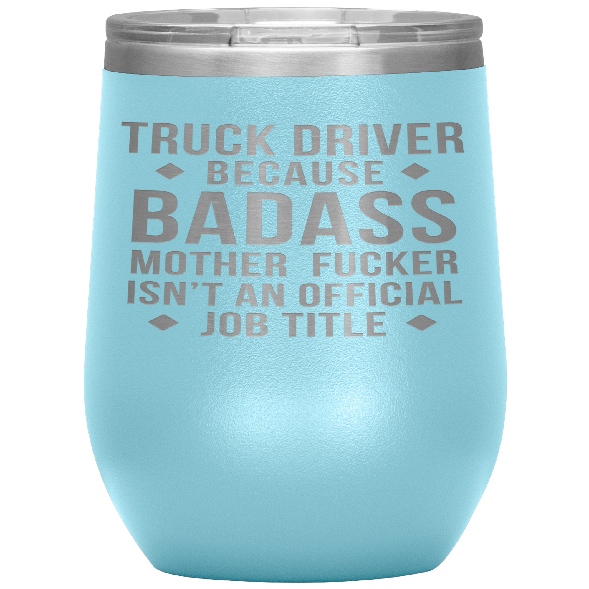 Truck Driver Gift, Truck Driver badass, 12oz Vacuum Tumbler, Travel mug, Coffee Tumbler, Present for Truck Driver Colleague