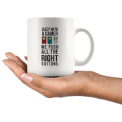 Sleep with gamer we push the right buttons