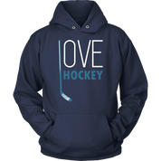 Hockey Love Hockey Gift, Unisex Longsleeve, Hoodie, Crewneck long sleeve, Sweatshirt, Jersey