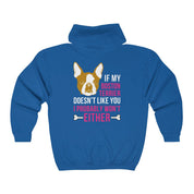 [Printify] Boston Terier Unisex Heavy Blend™ Full Zip Hooded Sweatshirt