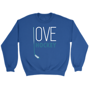 Hockey Love Hockey Gift, Unisex Longsleeve, Hoodie, Crewneck long sleeve, Sweatshirt, Jersey