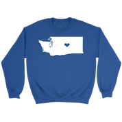 Washington Love Washington Gift, Unisex Longsleeve, Hoodie, Crewneck long sleeve, Sweatshirt, Jersey