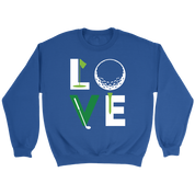 Golf Love Gift, Unisex Longsleeve, Hoodie, Crewneck long sleeve, Sweatshirt, Jersey