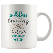 Knitting & wine count me in