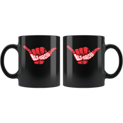 Mug Brazilian Jiu Jitsu BJJ - Lets roll mug - BJJ Coffee Cup BJJ Coffee Mug (11oz) Black