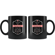 Caregiver Coffee Mug Gift, Birthday, Christmas, Present for Caregiver Black Mug