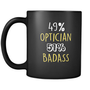 49% Optician 51% Badass