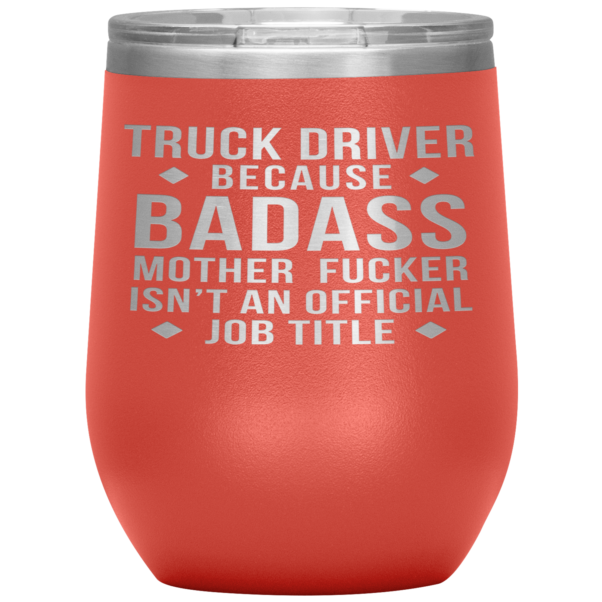 Truck Driver Gift, Truck Driver badass, 12oz Vacuum Tumbler, Travel mug, Coffee Tumbler, Present for Truck Driver Colleague