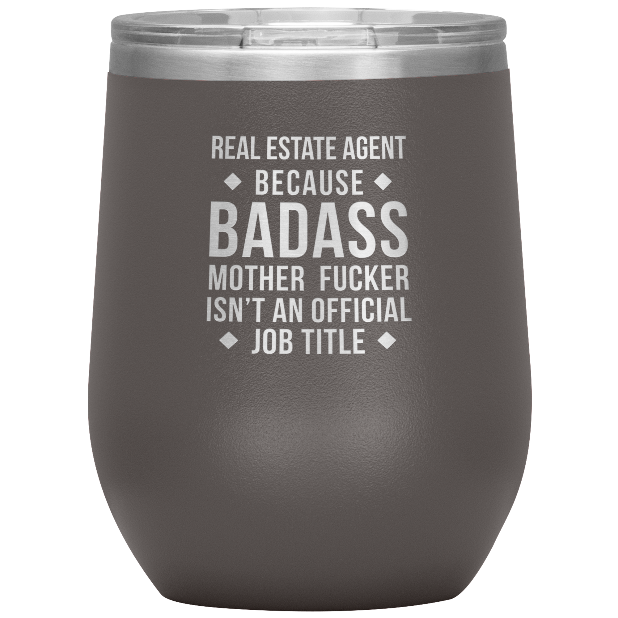 Real Estate Agent Gift, Real Estate Agent badass, Vacuum Tumbler, Travel mug, Coffee Tumbler, Present for Real Estate Agent Colleague