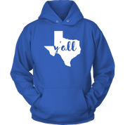 Texas Y'all Gift, Unisex Longsleeve, Hoodie, Crewneck long sleeve, Sweatshirt, Jersey