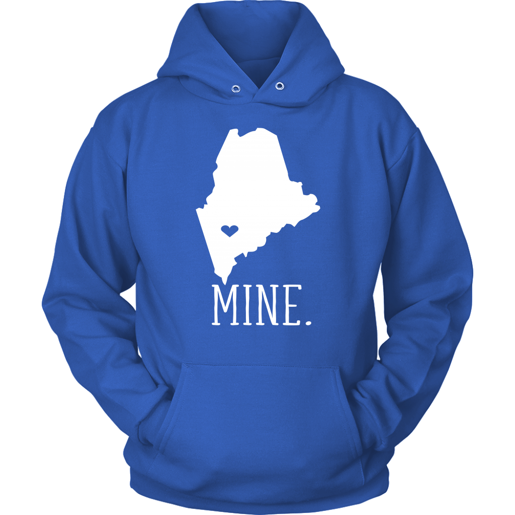 Maine Mine. Gift, Unisex Longsleeve, Hoodie, Crewneck long sleeve, Sweatshirt, Jersey
