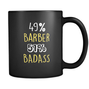 49% Barber 51% Badass