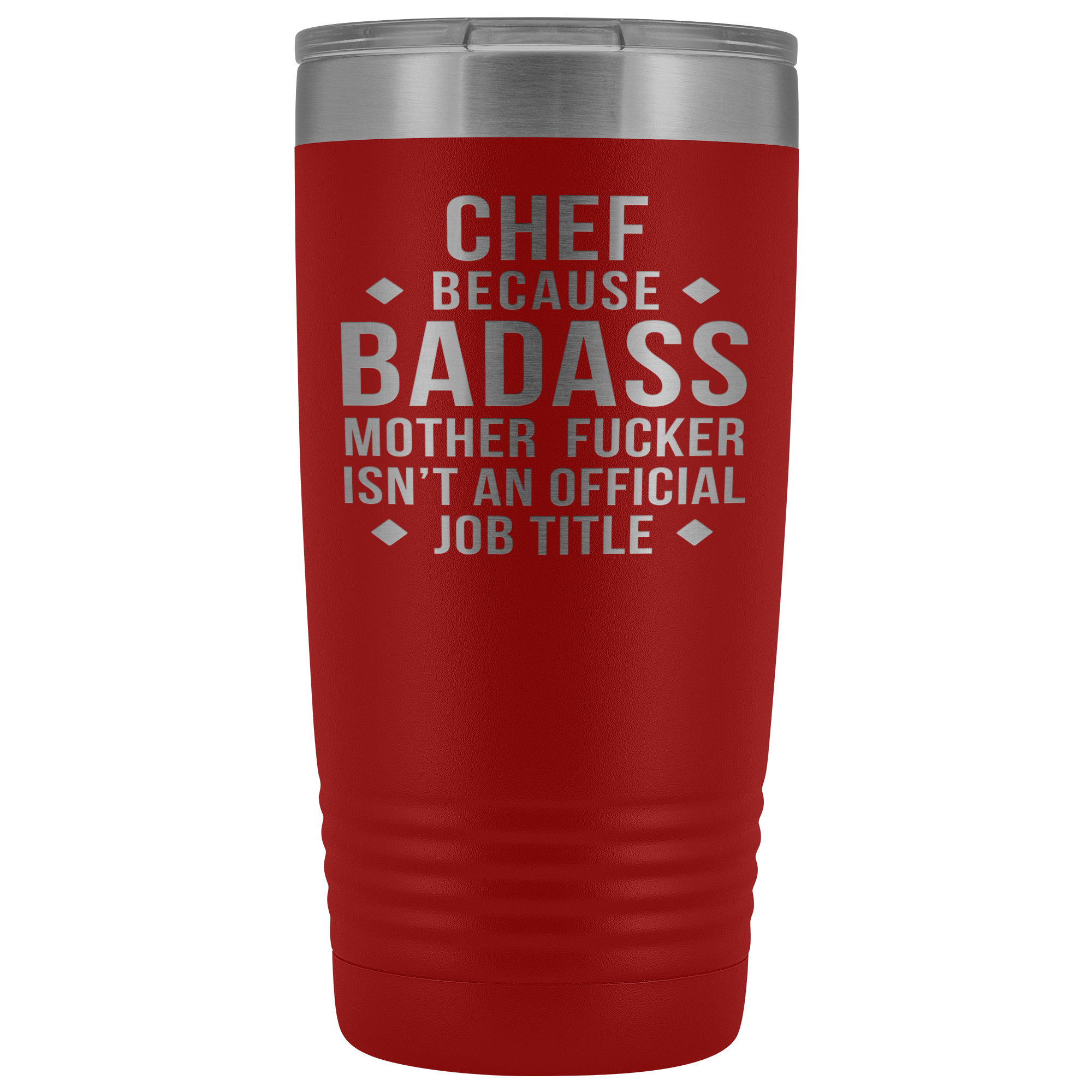 Chef Gift, Chef badass, 20oz Vacuum Tumbler, Travel mug, Coffee Tumbler, Present for Chef