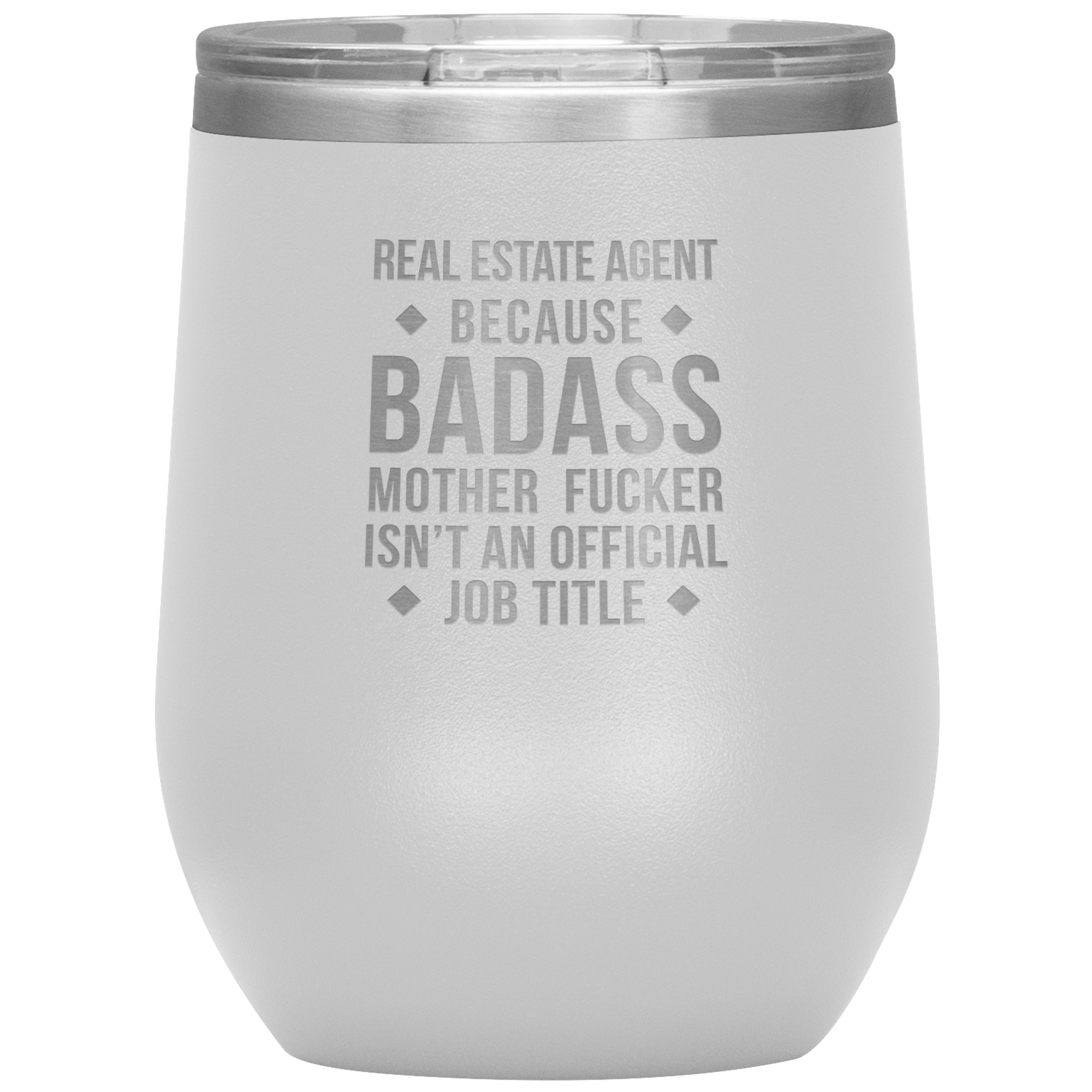 Real Estate Agent Gift, Real Estate Agent badass, Vacuum Tumbler, Travel mug, Coffee Tumbler, Present for Real Estate Agent Colleague