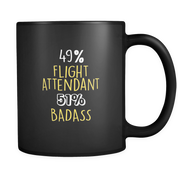 49% Flight Attendant 51% Badass