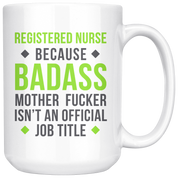 green text registered nurse