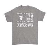 Archery Gift, Some Grandpas play bingo, Real Grandpas Archery, Grandpa tee, Unisex T-shirt, Grandfather gift, Grandfather t-shirt