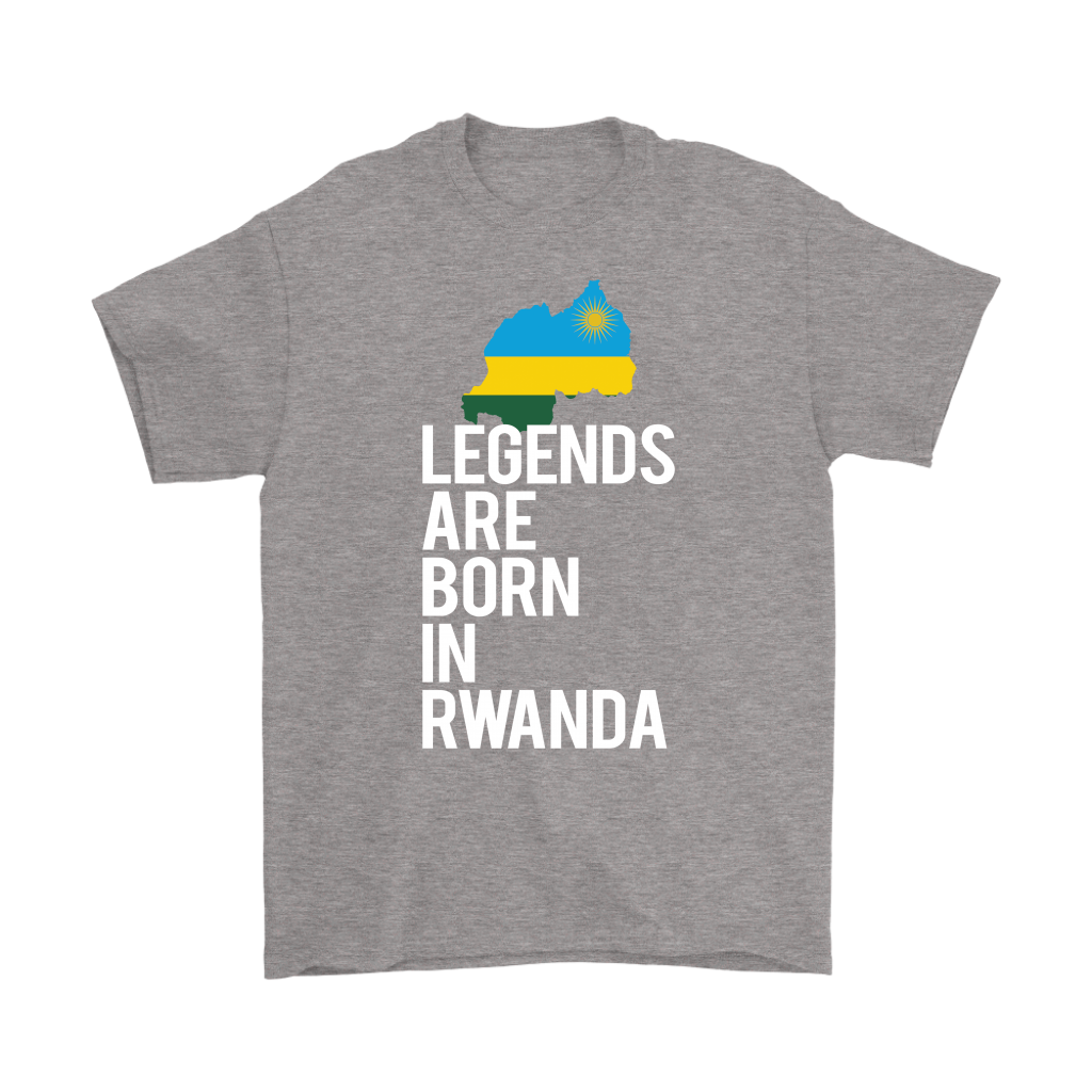 Legends are born in Rwanda, Unisex T-Shirt