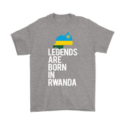 Legends are born in Rwanda, Unisex T-Shirt
