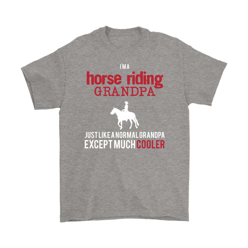 Horse riding Gift, I'm a Horse riding grandpa, Grandpa tee, Unisex T-shirt, Grandfather gift, Grandfather t-shirt