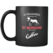 All this Dad needs is his St. Bernard and a cup of coffee
