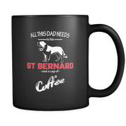 All this Dad needs is his St. Bernard and a cup of coffee