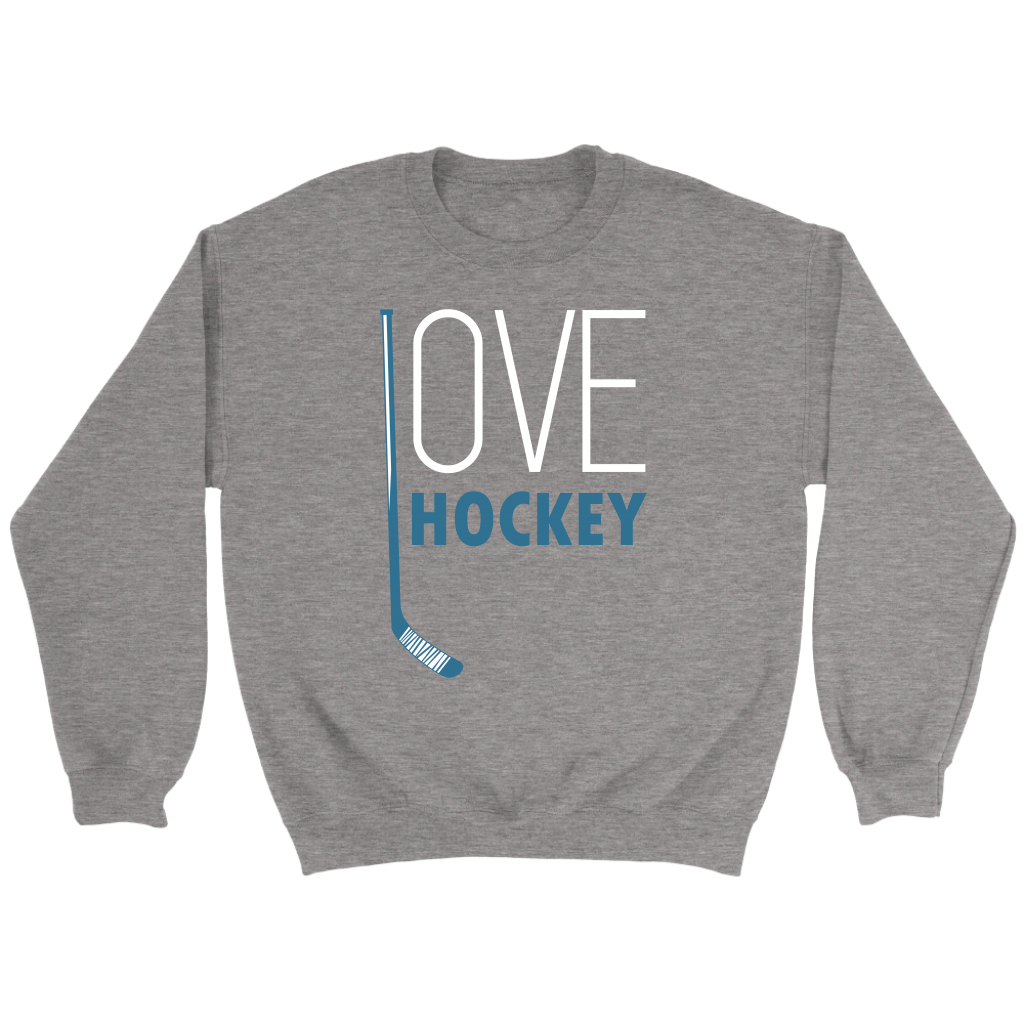 Hockey Love Hockey Gift, Unisex Longsleeve, Hoodie, Crewneck long sleeve, Sweatshirt, Jersey