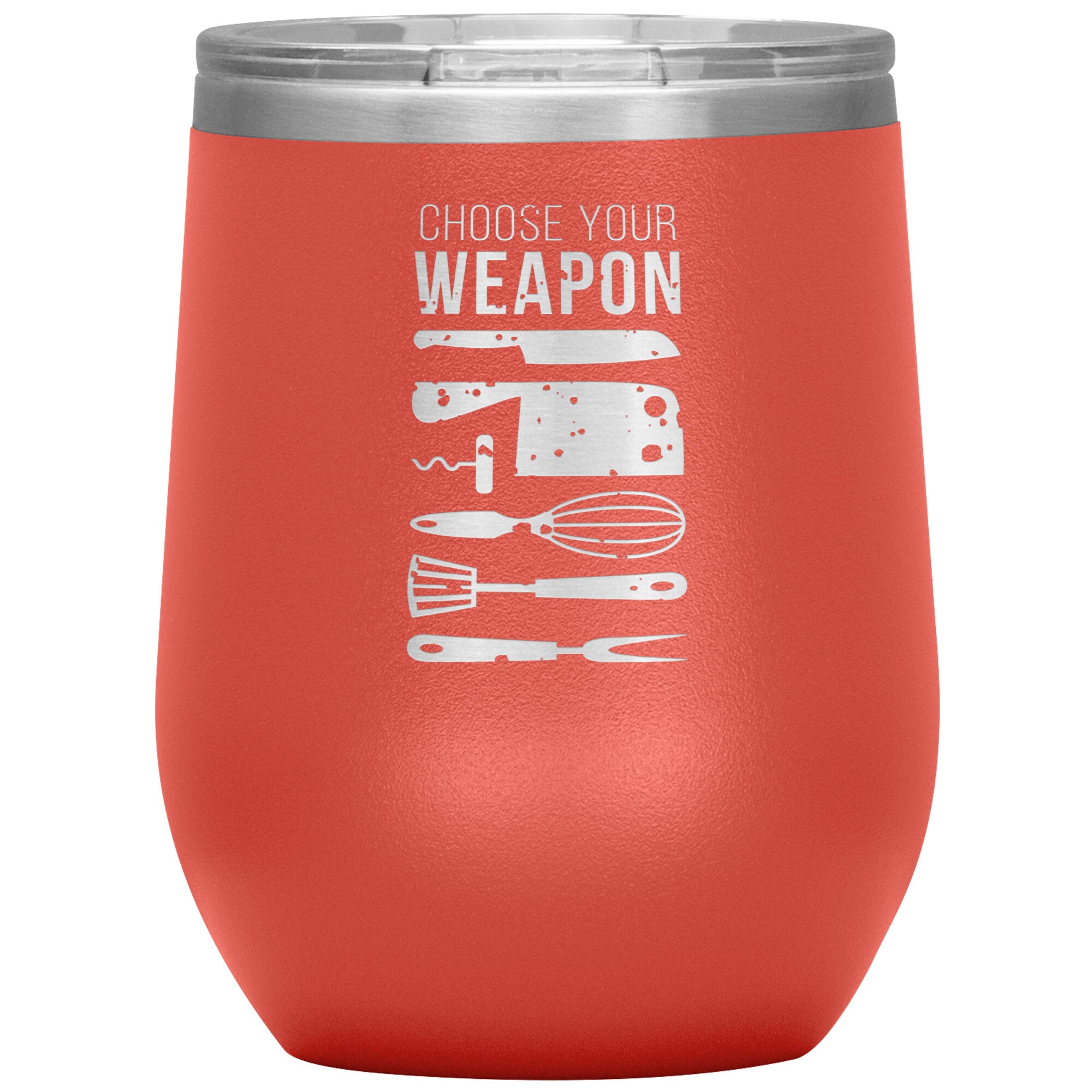Choose your weapon 12 oz Tumbler