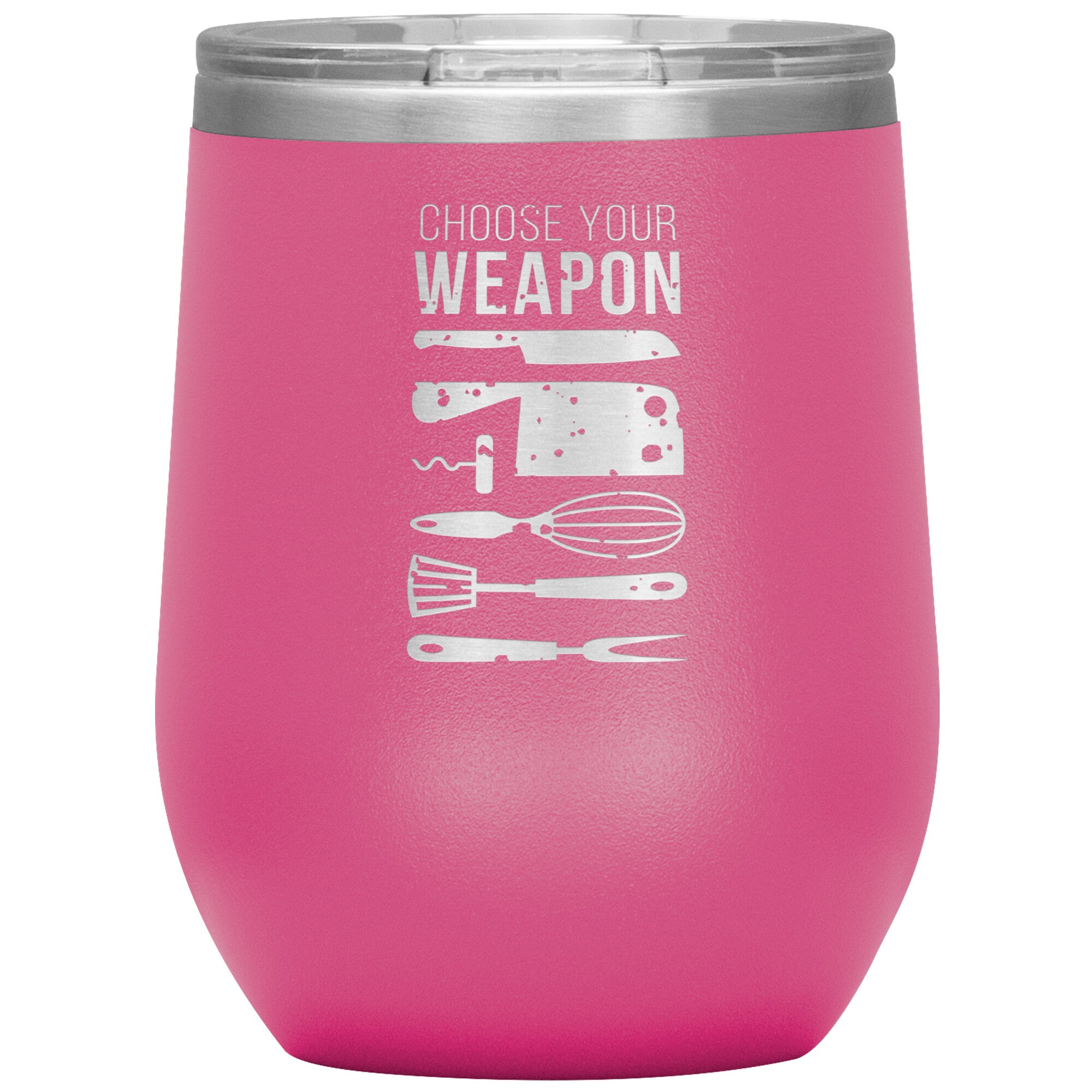 Choose your weapon 12 oz Tumbler