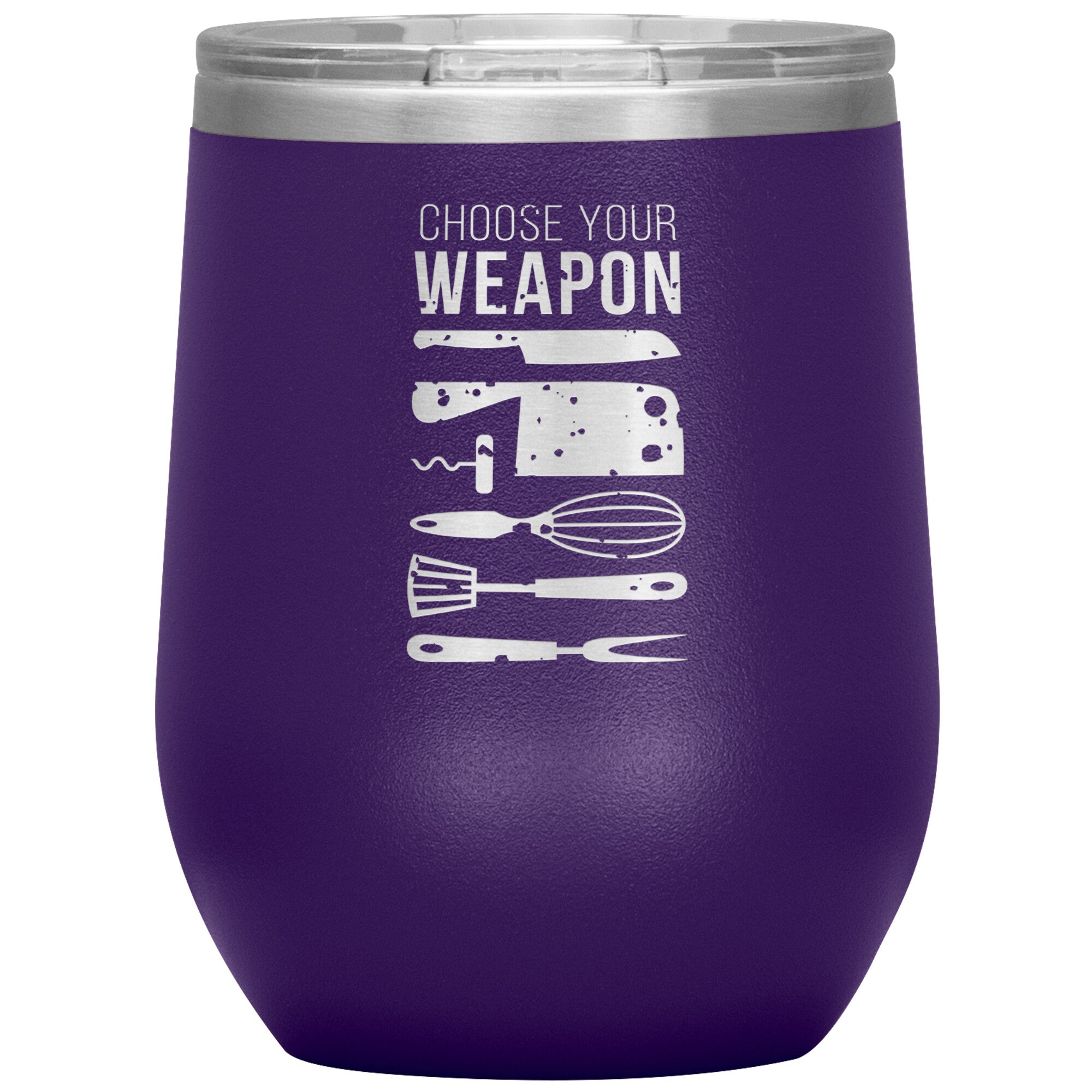 Choose your weapon 12 oz Tumbler