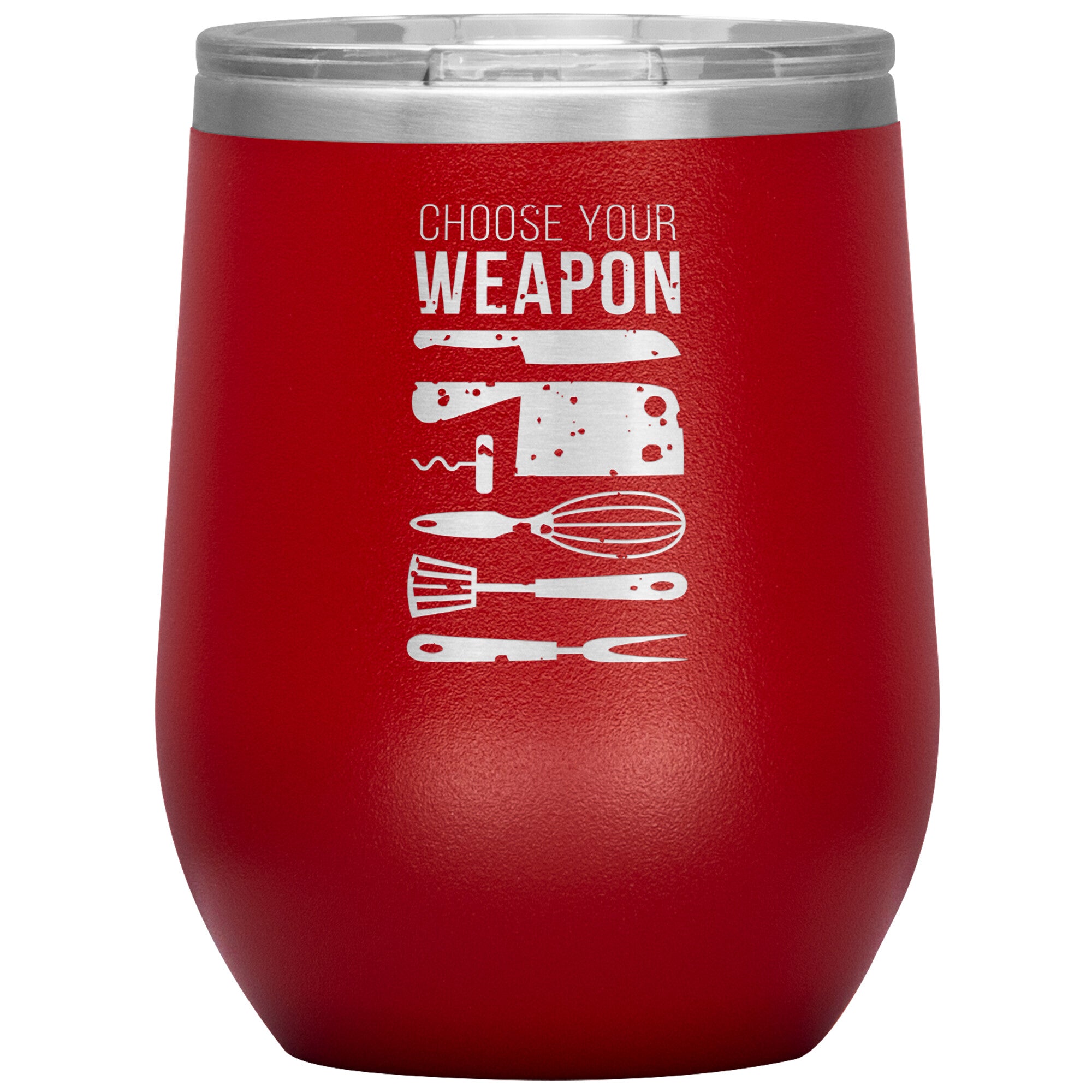 Choose your weapon 12 oz Tumbler