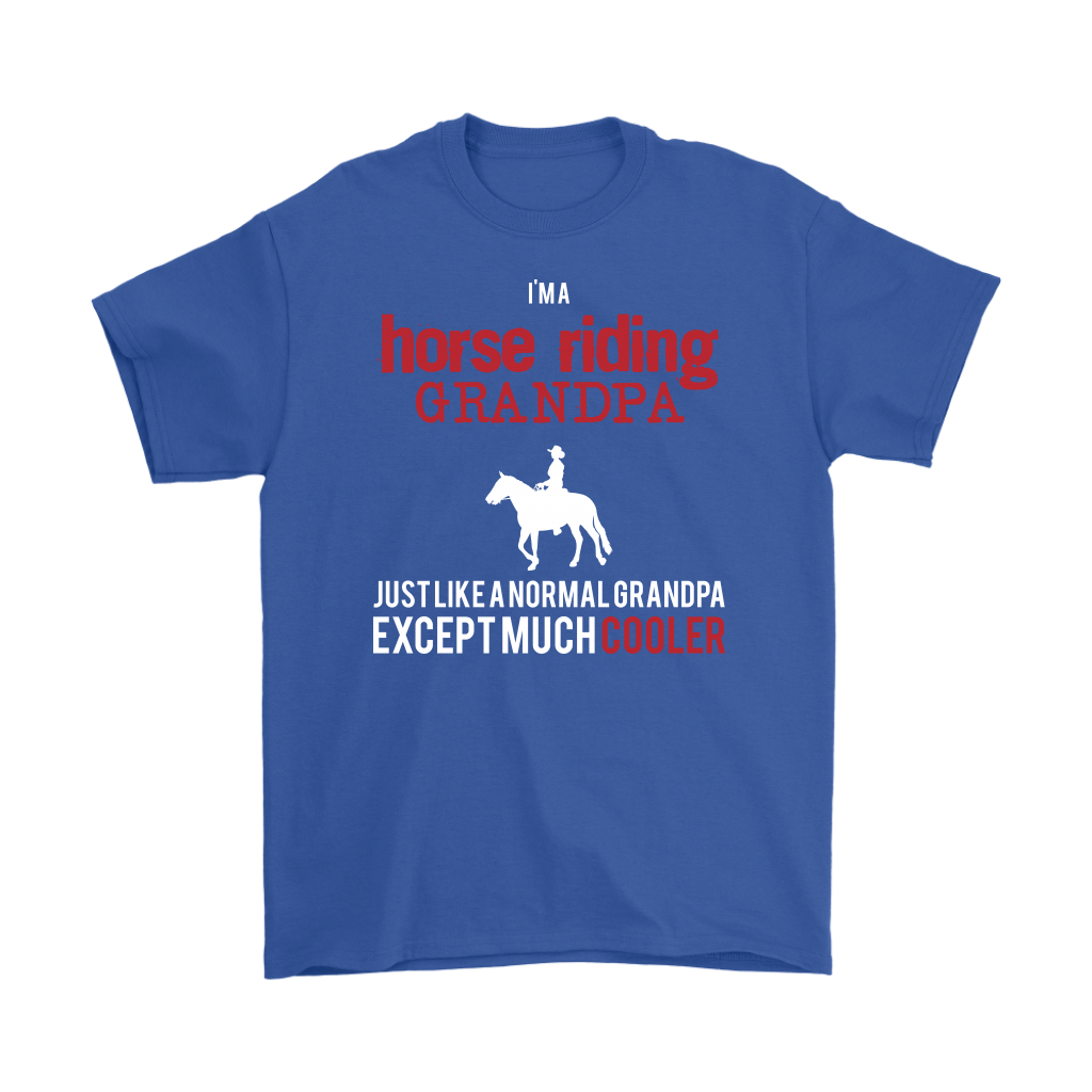 Horse riding Gift, I'm a Horse riding grandpa, Grandpa tee, Unisex T-shirt, Grandfather gift, Grandfather t-shirt