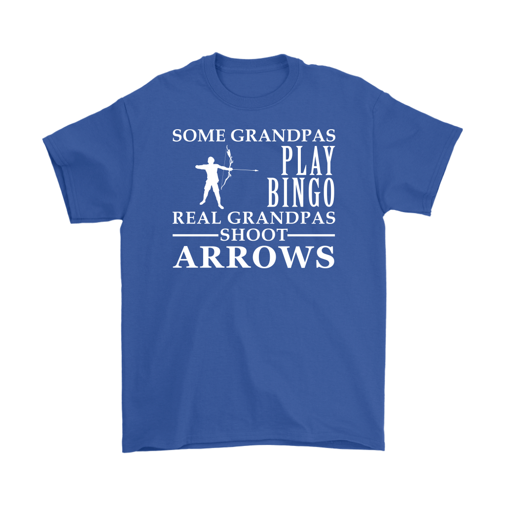 Archery Gift, Some Grandpas play bingo, Real Grandpas Archery, Grandpa tee, Unisex T-shirt, Grandfather gift, Grandfather t-shirt