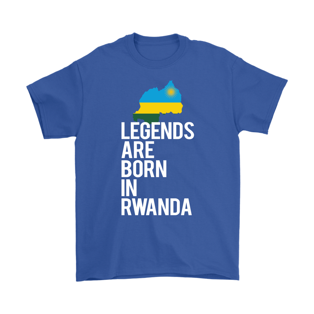 Legends are born in Rwanda, Unisex T-Shirt