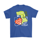 Veterinary Assistant Heart is bigger than his bank account Gift, Woman's tee, Unisex T-shirt, V-neck, Summer Apparel